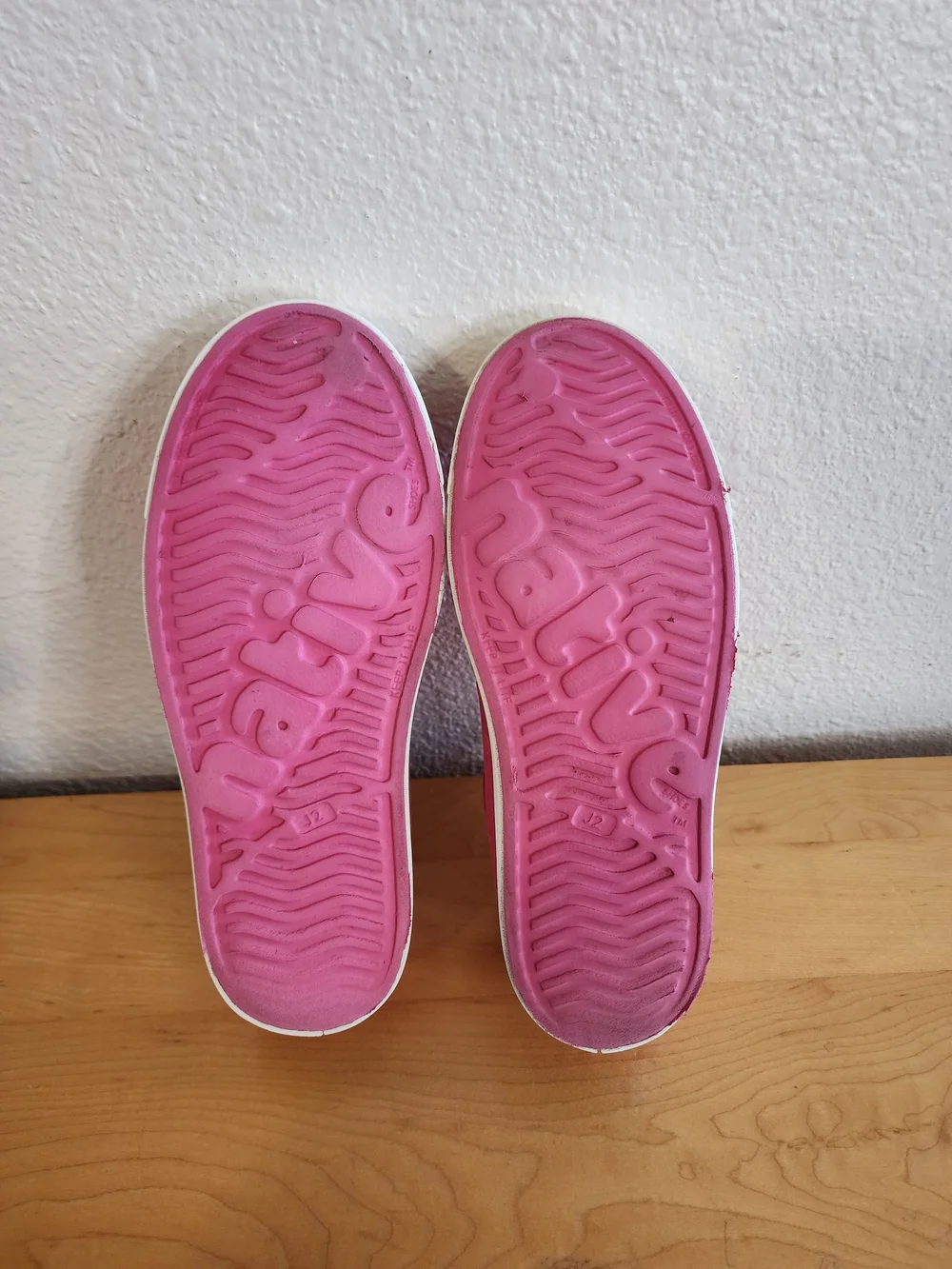 Native Jefferson Slip-On Kids Shoes - Pink/White